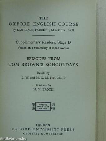 Episodes from Tom Brown's Schooldays