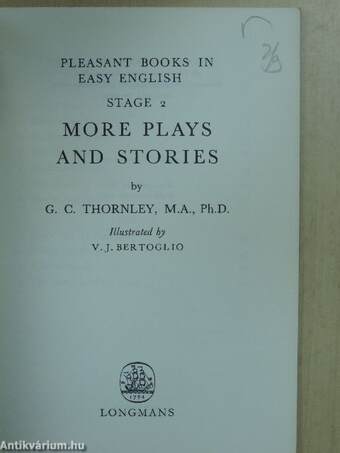 More Plays and Stories