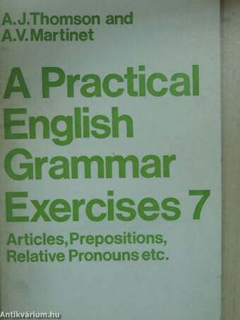 A Practical English Grammar Exercises 7