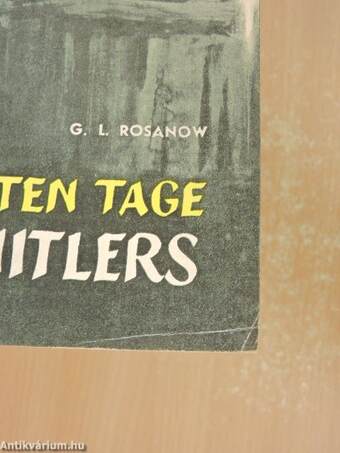 Die Letzten Tage Hitlers