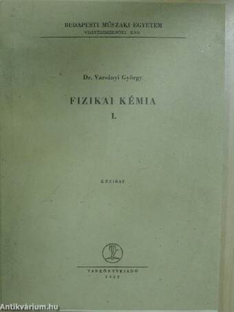 Fizikai kémia I.