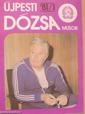 Újpesti Dózsa Műsor 1981. január-december