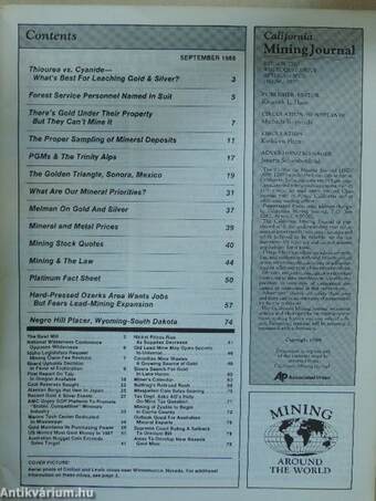 California Mining Journal September 1988