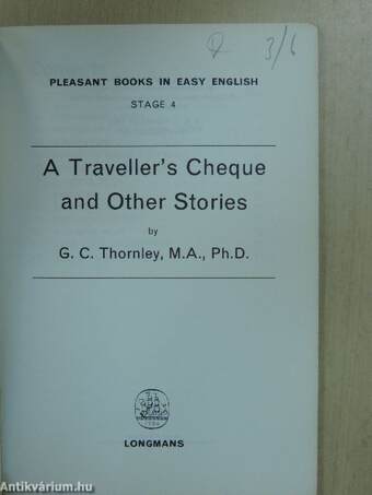 A Traveller's Cheque and Other Stories