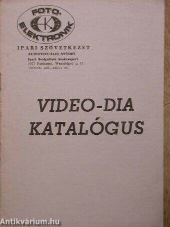 Video-dia katalógus