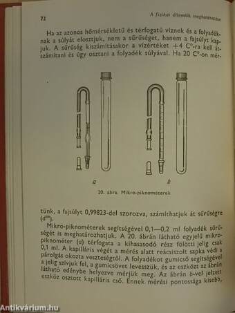 Szerveskémiai analízis I. (töredék)