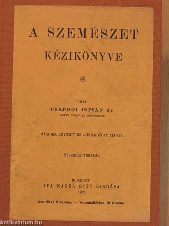 A szemészet kézikönyve