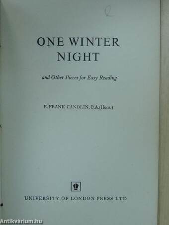 One Winter Night