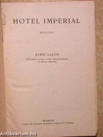 Hotel Imperial/Szivemből