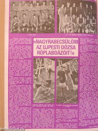 Újpesti Dózsa Sport 1974/2.