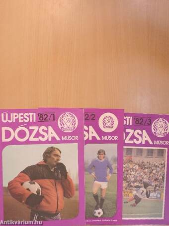 Újpesti Dózsa Műsor 1982. január-december