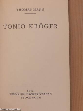 Tonio Kröger