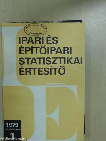 Ipari és Építőipari Statisztikai Értesítő 1979. január-december