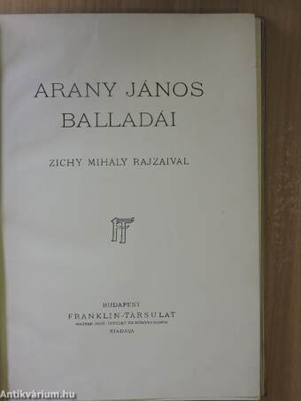 Arany János balladái Zichy Mihály rajzaival