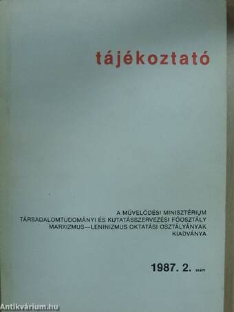 Tájékoztató 1987/2.