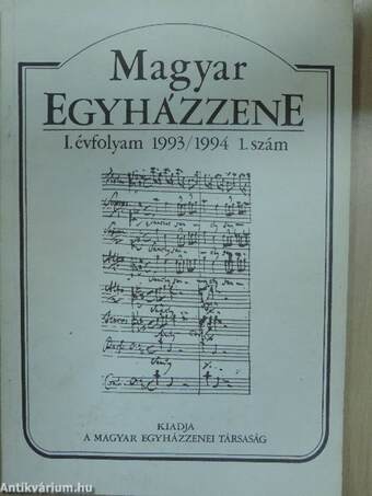 Magyar Egyházzene 1993/1994 1.