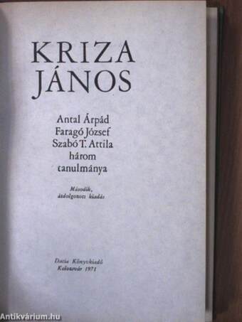 Kriza János