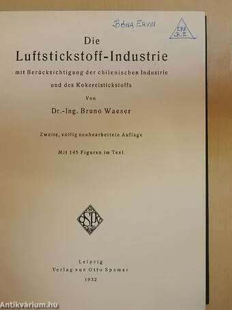 Die Luftstickstoff-Industrie