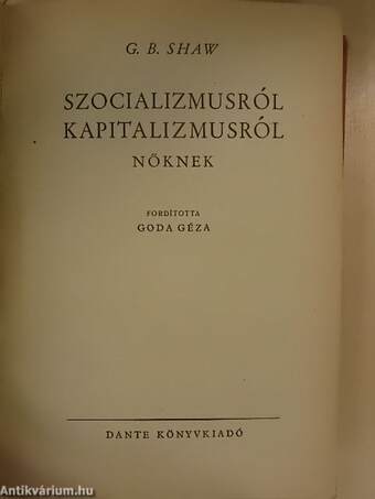 Szocializmusról, kapitalizmusról nőknek