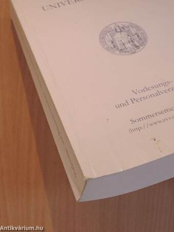 Universität Rostock - Vorlesungs- und Personalverzeichnis - Sommersemester 2003