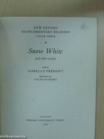 Snow White and other stories