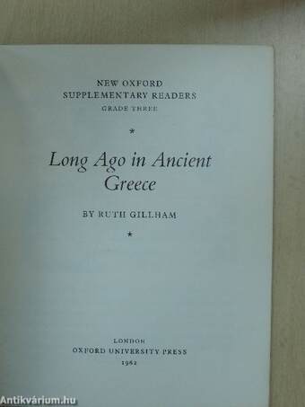 Long Ago in Ancient Greece