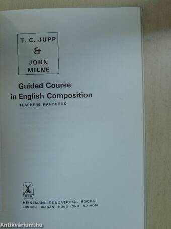 Guided Course in English Composition - Teachers Handbook