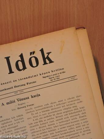 Uj Idők 1927. (nem teljes évfolyam) I-II. 