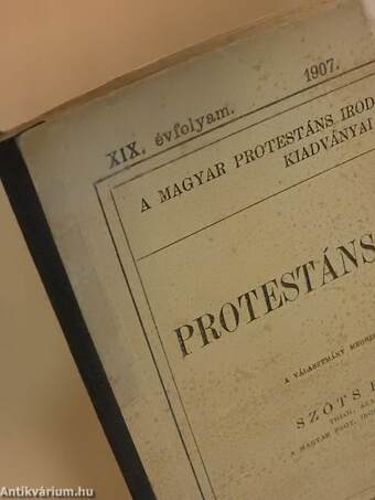 Protestáns Szemle 1907. január-december