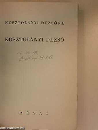 Kosztolányi Dezső