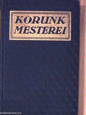 "29 kötet a Korunk mesterei sorozatból (nem teljes sorozat)"