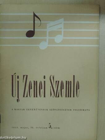 Új Zenei Szemle 1955. május