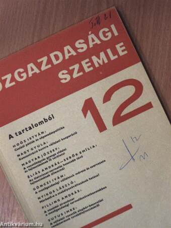 Közgazdasági Szemle 1983. december