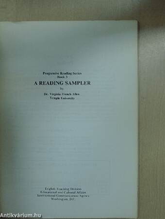 A Reading Sampler