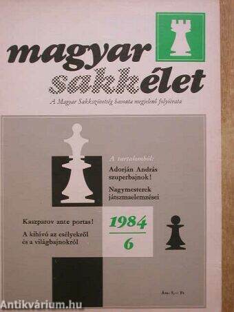 Magyar Sakkélet 1984. június