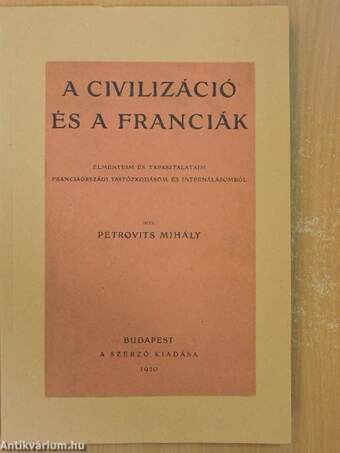 A civilizáció és a franciák