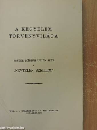 A kegyelem törvényvilága