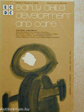 Early Child Development and Care 1974. No. 3.