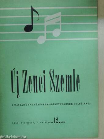 Új Zenei Szemle 1954. december