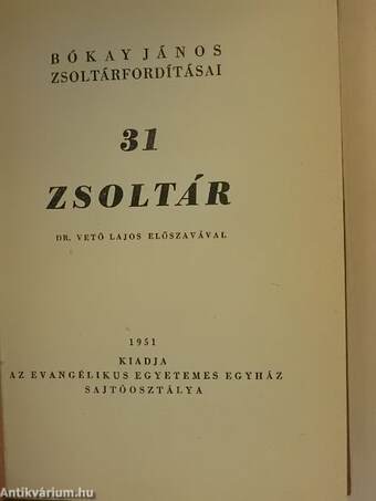 31 zsoltár