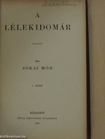 A lélekidomár I-II.