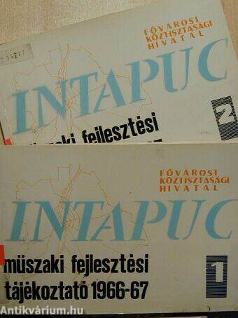 INTAPUC műszaki fejlesztési tájékoztató 1966-67. I-II.