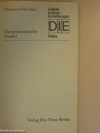 Das geomantische Orakel