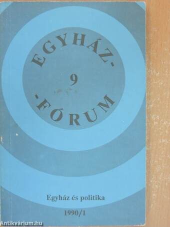 Egyházfórum 1990/1.