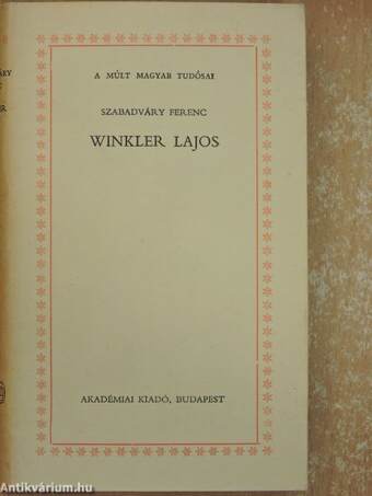 Winkler Lajos