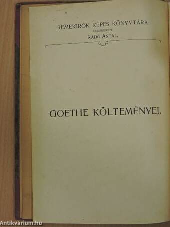 Goethe költeményei