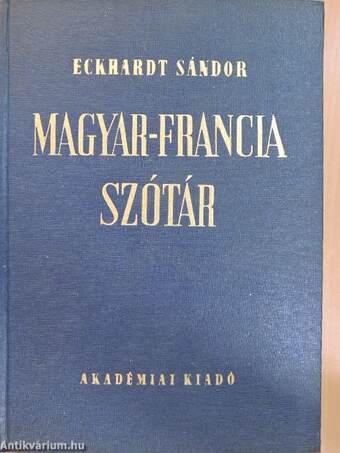 Magyar-francia szótár