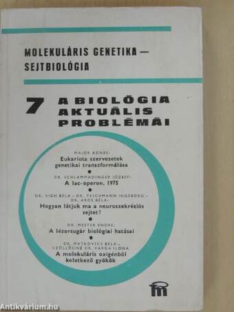 A biológia aktuális problémái 7.