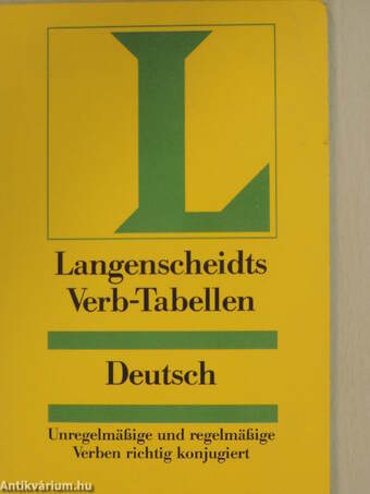 Langenscheidts Verb-Tabellen Deutsch