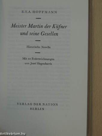 Meister Martin der Küfner und seine Gesellen